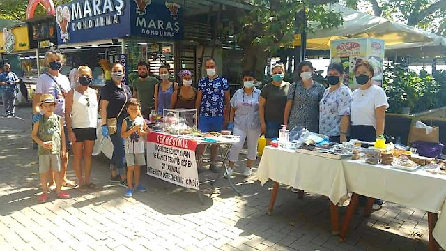 YARDIM KERMESİ DÜZENLEDİLER