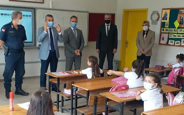 EĞİTİMİN İLK GÜNÜNDE ZİYARET ETTİLER