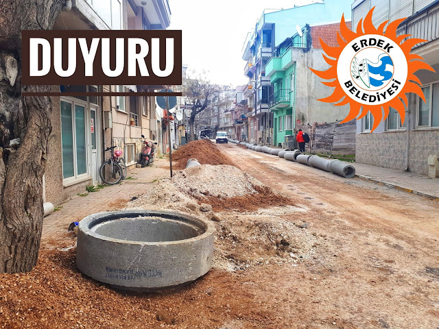 ERDEK BELEDİYESİ'NDEN 'KAZI' AÇIKLAMASI