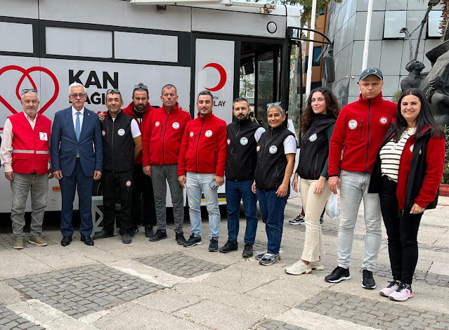 KAN BAĞIŞI ETKİNLİĞİNE BELEDİYE PERSONELİ DE KATILDI