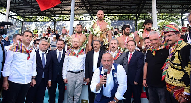 KURTDERE'DE BAŞPEHLİVAN ALİ GÜRBÜZ