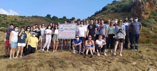 ŞAHİNBURGAZ SAHİLİNİ TEMİZLEDİLER