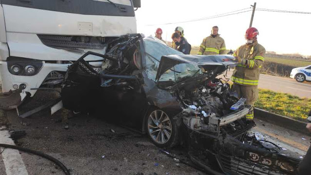 BANDIRMA'DA ZİNCİRLEME TRAFİK KAZASI