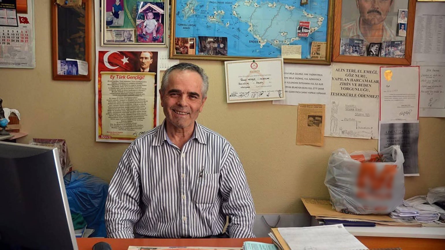 HALİTPAŞA MAHALLESİ ESKİ MUHTARI RECEP KARA VEFAT ETTİ