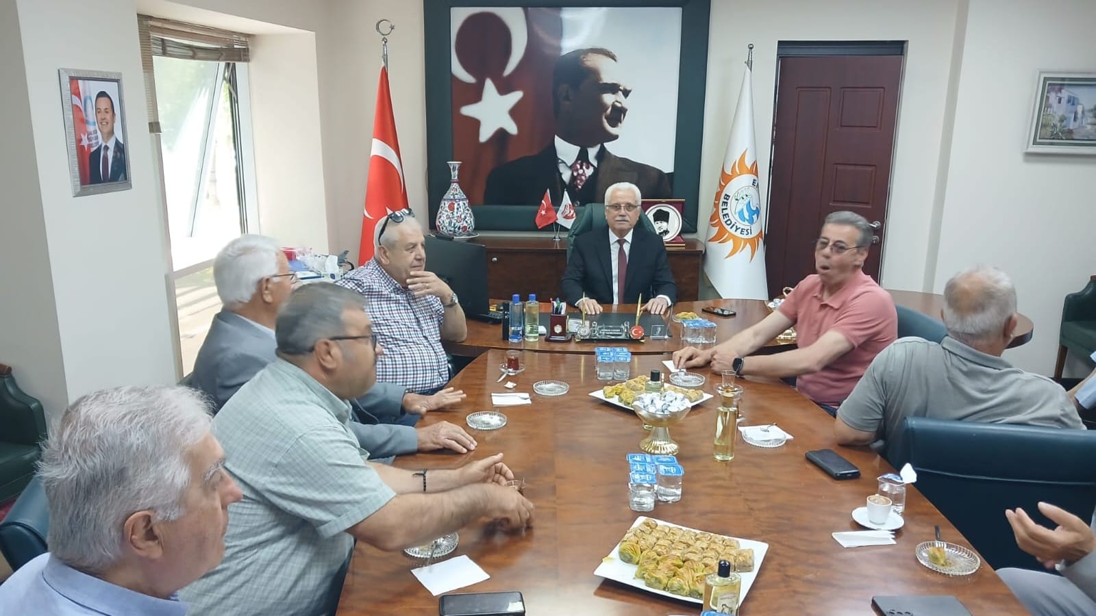 ERDEK BELEDİYESİ'NDE KURBAN BAYRAMI BAYRAMLAŞMASI 