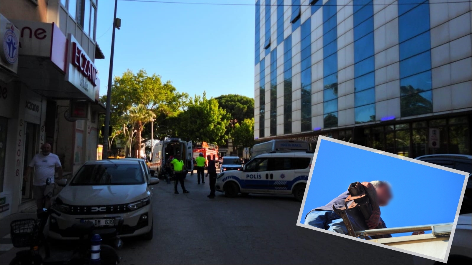 ERDEK DEVLET HASTANESİ'NDE İNTİHAR PANİĞİ